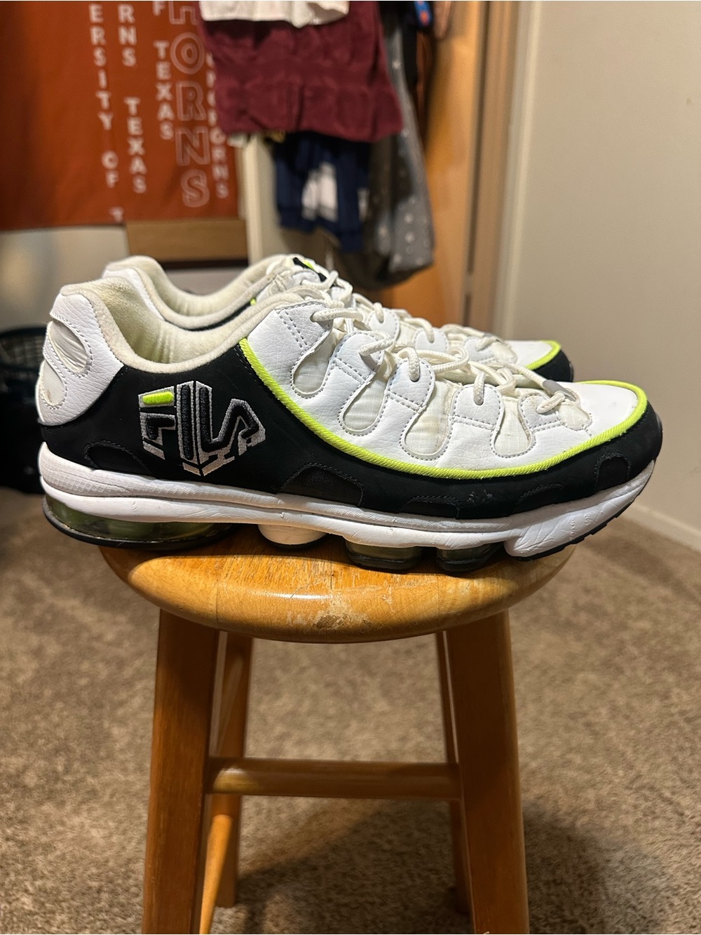 Vintage Fila Silva “triple blue & lime” 00s size 12